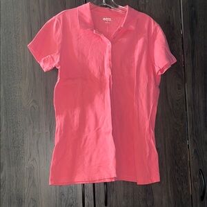 Women’s Pink Polo Size Large